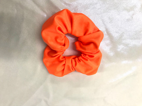 Orange scrunchie
