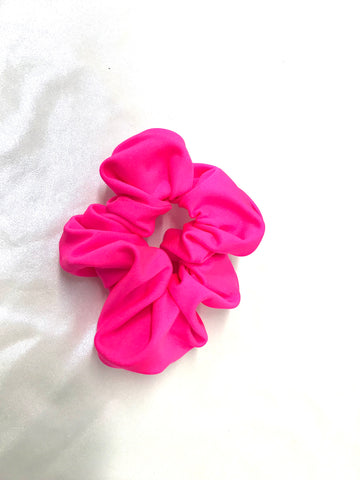 Pink scrunchie