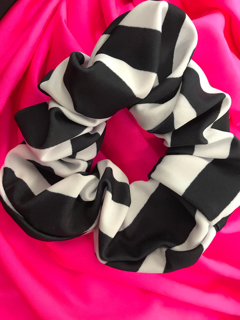 Zebra scrunchie